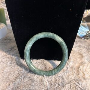 Green Jade Bangle Bracelet